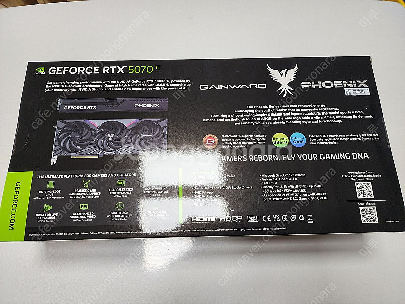 게인워드 RTX 5070 Ti 피닉스-S 그래픽카드--2