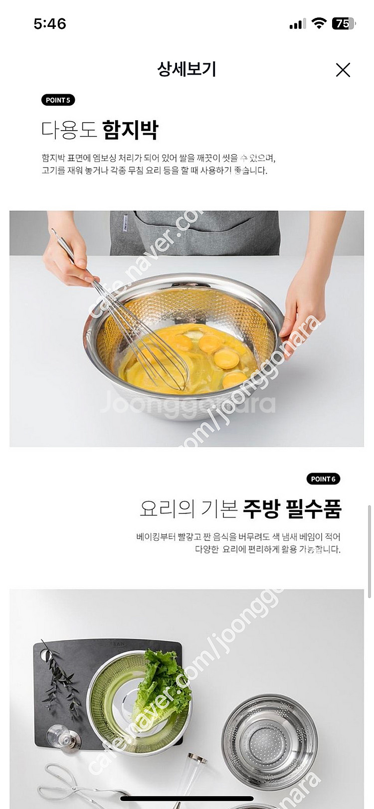 레오폴디 스텐 혼합 믹싱볼 5종 셋트--5