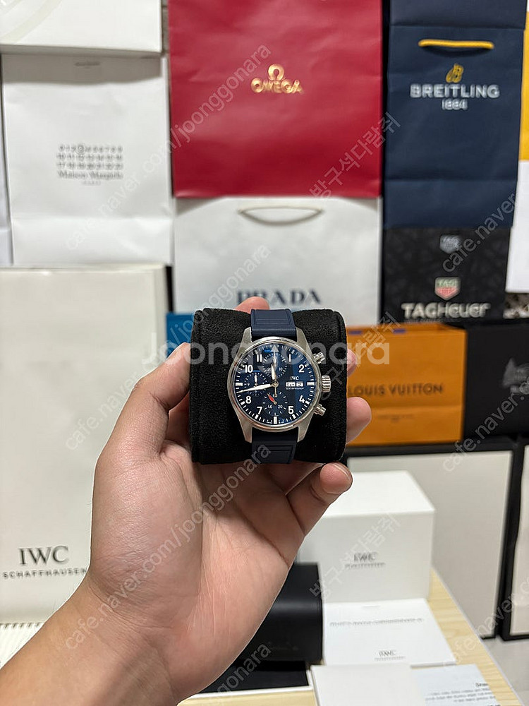 IWC 파일럿 크로노그래프 41 신형 청판시계 풀구성 ...--2