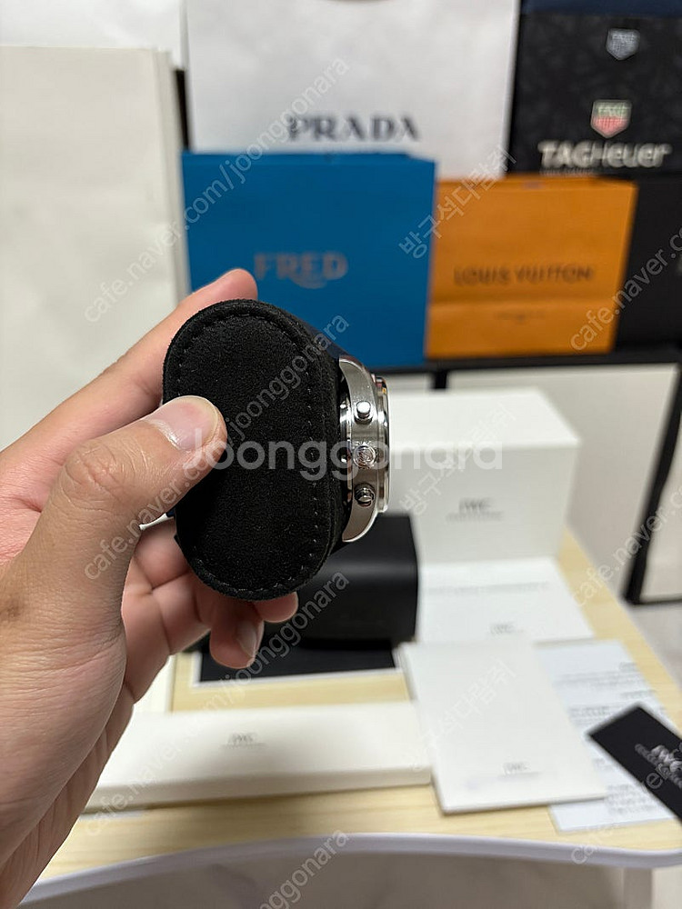 IWC 파일럿 크로노그래프 41 신형 청판시계 풀구성 ...--4