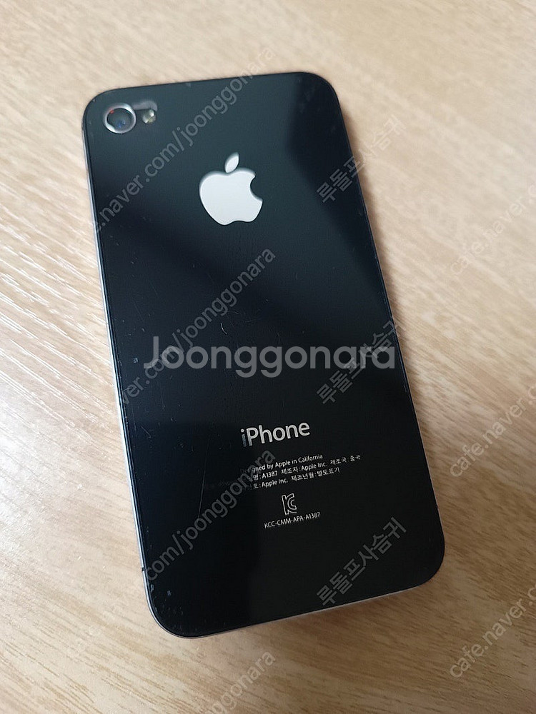 아이폰4s 32g 공기계 정상작동--1