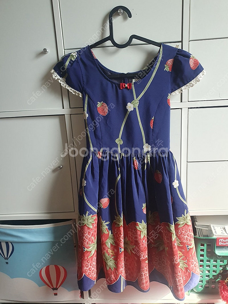 샤리템플140 딸기원피스--0