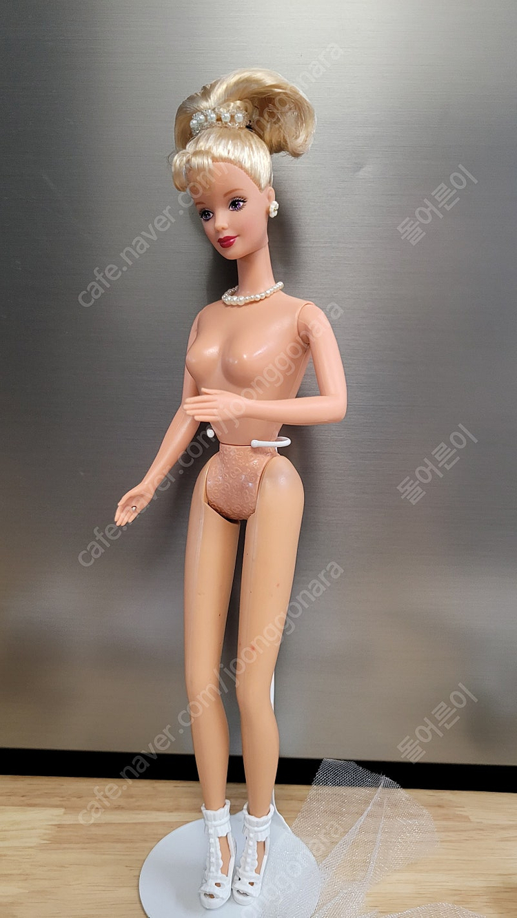 바비인형용 (웨딩드레스2벌+양산) 이미지