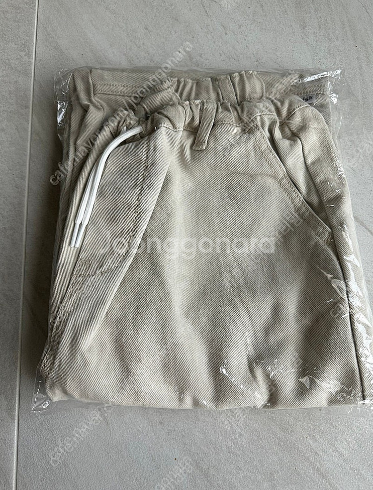 glgk 아크 로고 카치온 팬츠 베이지 150--0