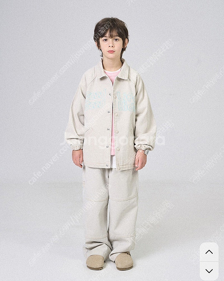 glgk 아크 로고 카치온 팬츠 베이지 150--2