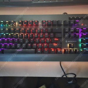 마이크로닉스 MANIC ZK9 엣지 RGB 기계식 게이밍 키보드 / Cougar Attack X3 기계식 키보드 / 마이크로닉스 쿨맥스 파워 500W