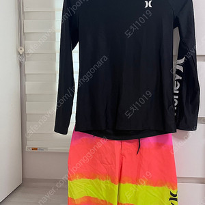 헐리 hurley 래시가드 키즈 L사이즈