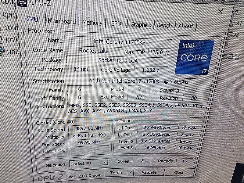 intel i7 11700kf cpu, 갤럭시 rtx3...--3