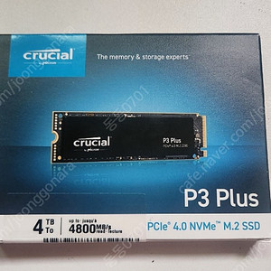 (택포)크루셜 p3 plus 4tb m.2 nvme ssd