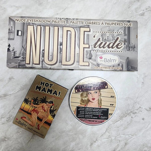 더밤 theBalm 메리루머나이저 하이라이터&핫마마 블러셔&누드투드 아이섀도우 팔레트