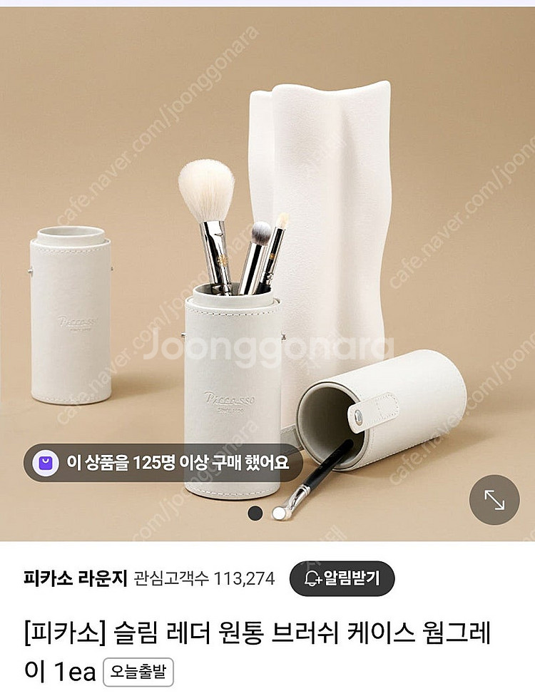 피카소 원통 브러쉬 케이스&메이크업 브러쉬 클렌저 60...--2