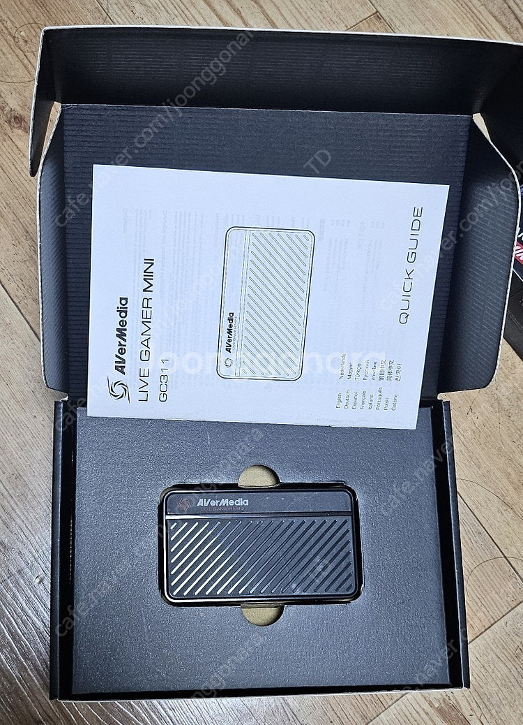 에버미디어 gc311 캡쳐보드--1