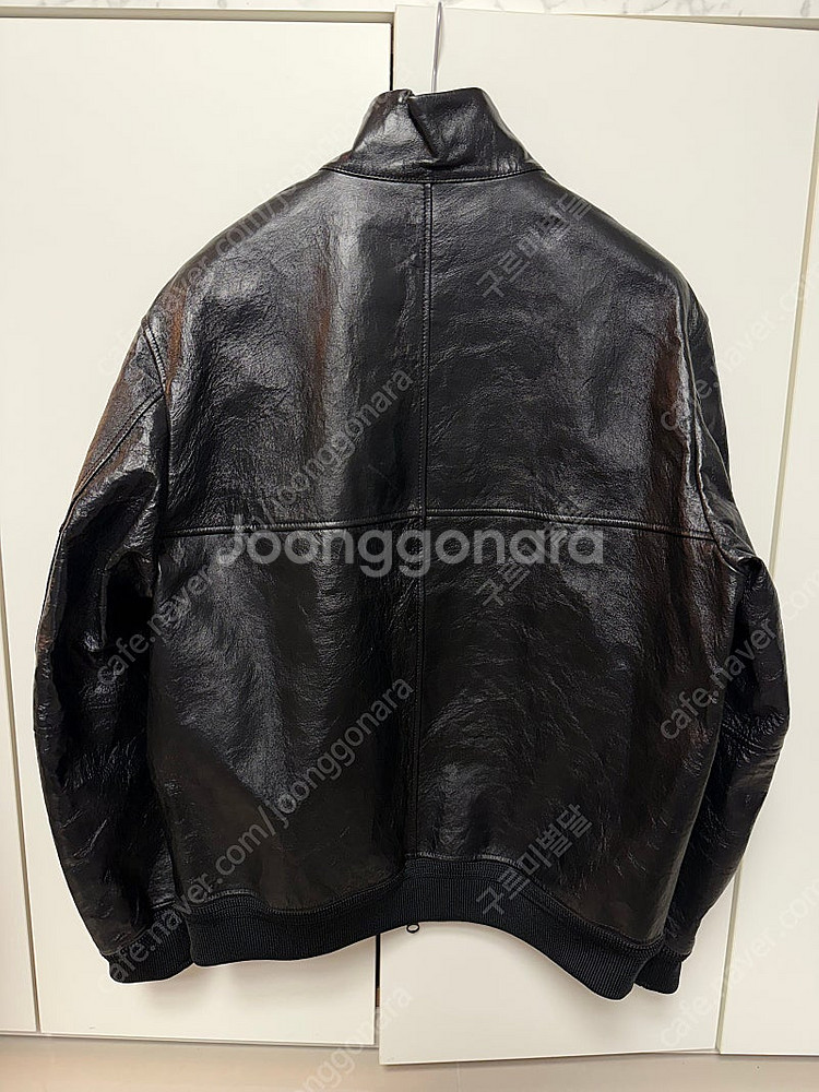 [2XL] 스톤아일랜드 24fw 메탈 라미나 양가죽 레...--2