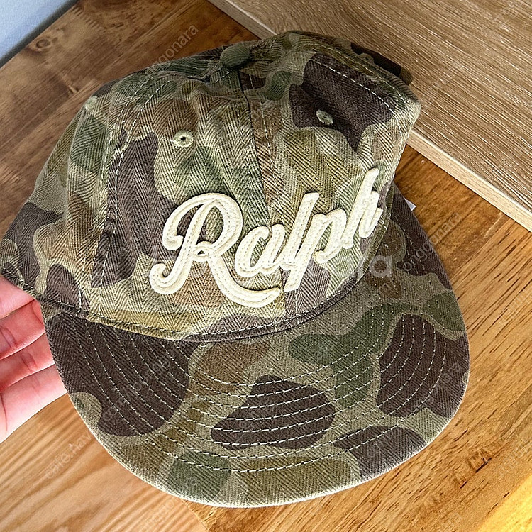 폴로랄프로렌 카모 헤링본 모자 새상품--0