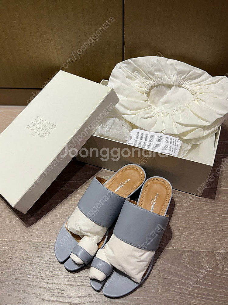 가격인하 메종마르지엘라 타비 뮬 샌들 38사이즈--0
