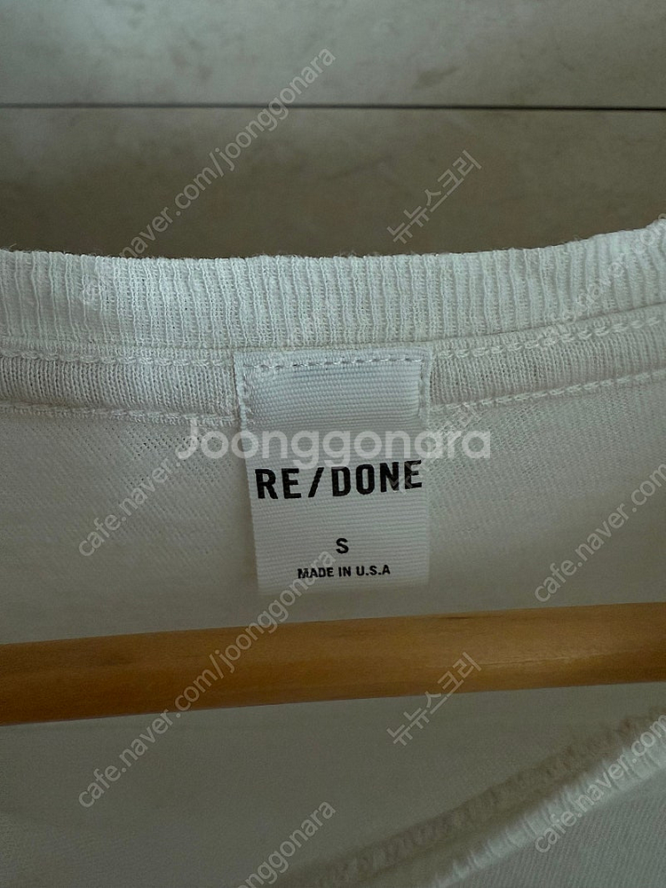 가격인하>re/done 리던 말리부 티셔츠 s ​--2