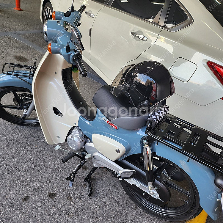 슈퍼커브 펄 그레이 666km 24년식 HONDA 혼다...--1
