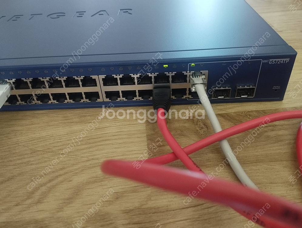 넷기어 GS724TP 24포트 POE 기가비트 스위칭허...--7