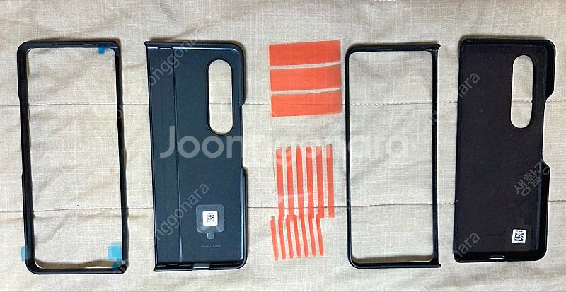 삼성 갤럭시 폴드4 정품 케이스 2종(레더, 스텐딩 일괄 팜--1