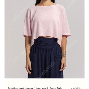 부디무드라 Medio short sleeve (Linen ver.)핑크,옐로우 2개 일괄
