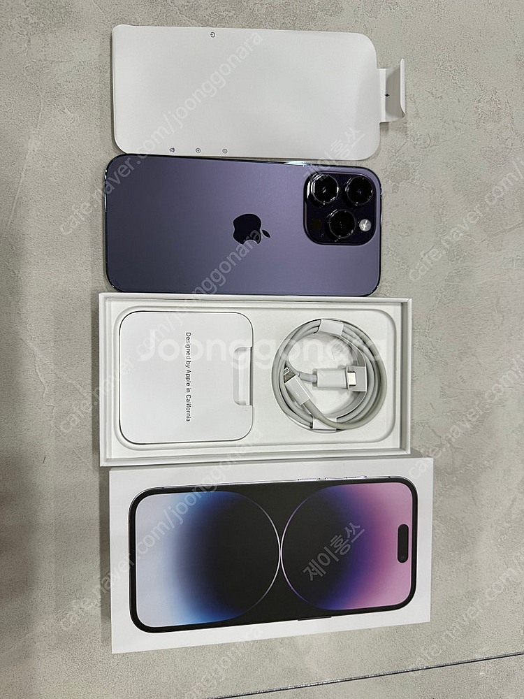 아이폰14Pro 128GB 딥퍼플(86%) 팝니다.--0
