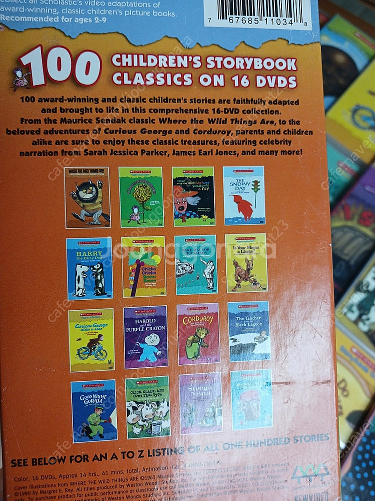잠수네 스콜라스틱 트레저리 스토리북 클래식 dvd 40...--7