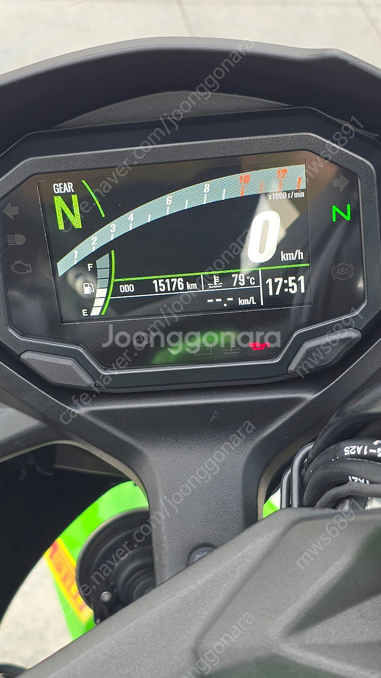 닌자650 2채널블박 15000km팝니다--9