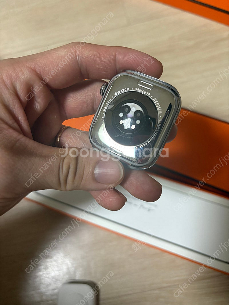 애플워치10 에르메스 46mm 배터리 100 팝니다--2