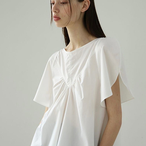 녹섭 sleeve hul blouse