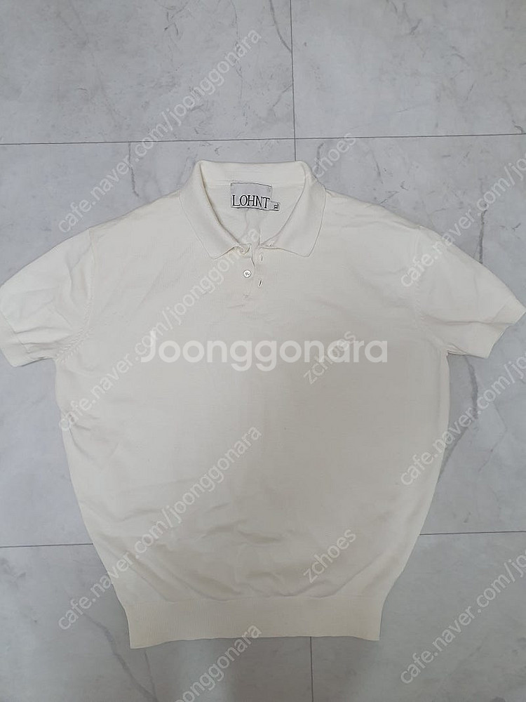 론트 709 수피마 코튼 카라 반팔티[오프화이트] XL...--0