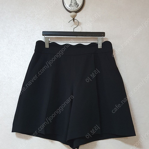 마인 MINE 물결 허리 쇼츠 반바지