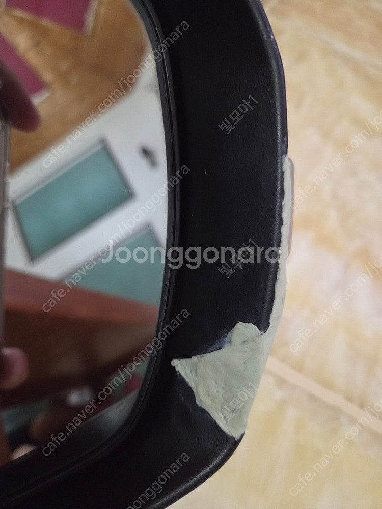 쏘렌토R 운전석 사이드미러 9핀 티타늄실버 색상 팝니다--6