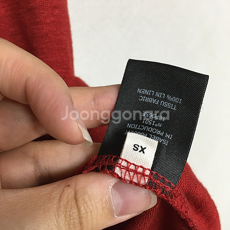 이자벨마랑 정품 린넨 반팔 티셔츠 xs / 랑방 마인 ...--2