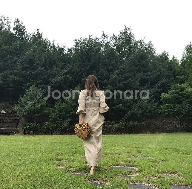 로즈베이 라밤바룸 린넨스모크롱원피스 / 새제품 / 각 ...--4