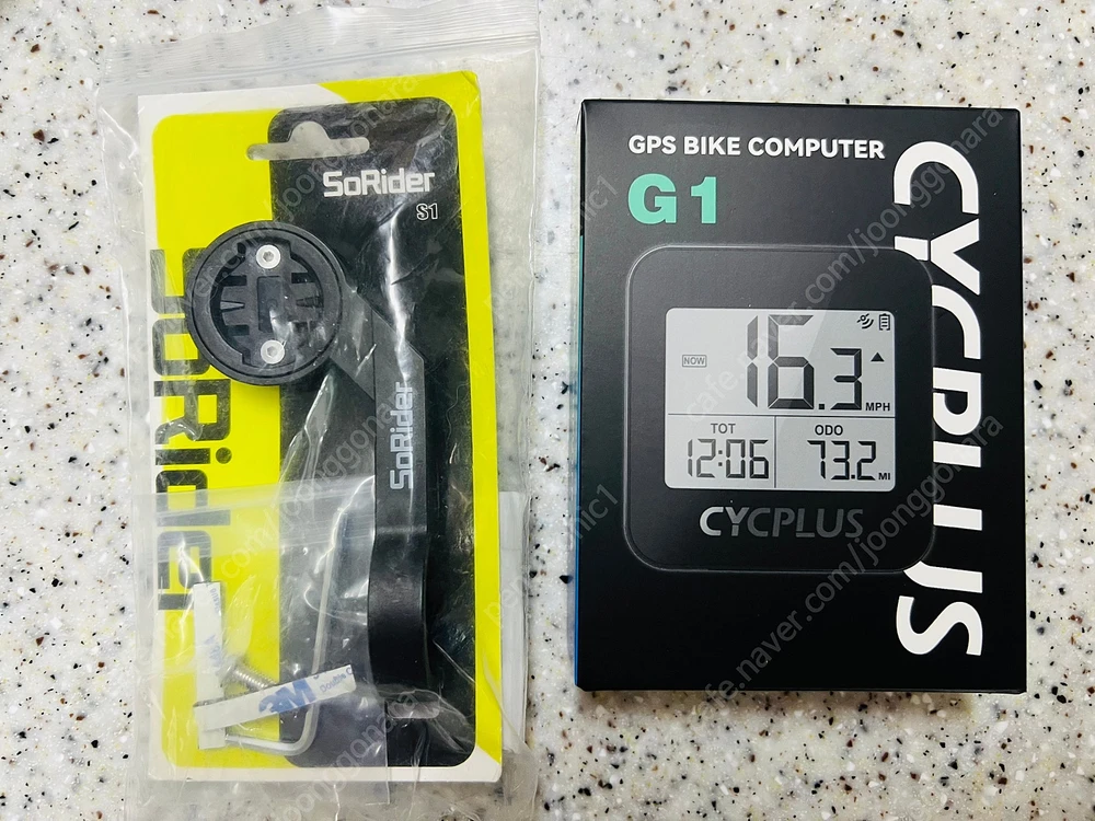 GPS 자전거속도계 C타입 충전식 고프로타입 가민형 거치대 서비스 이미지
