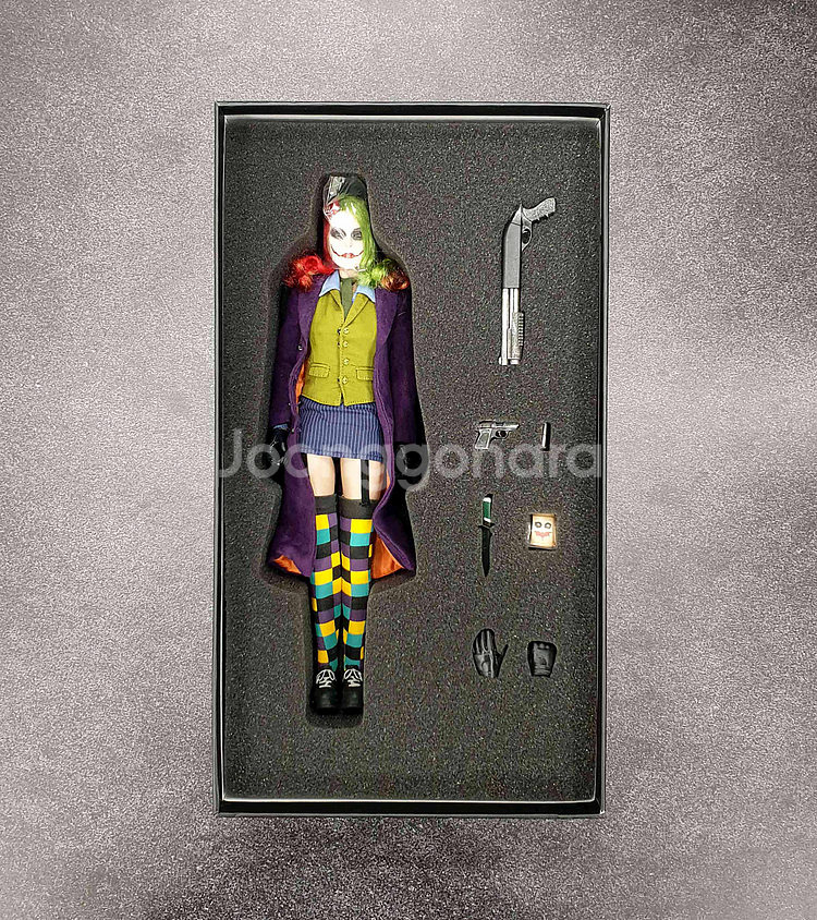 (개인소장)울프킹 조커걸1.0 12인치 피규어(핫토이 ...--7