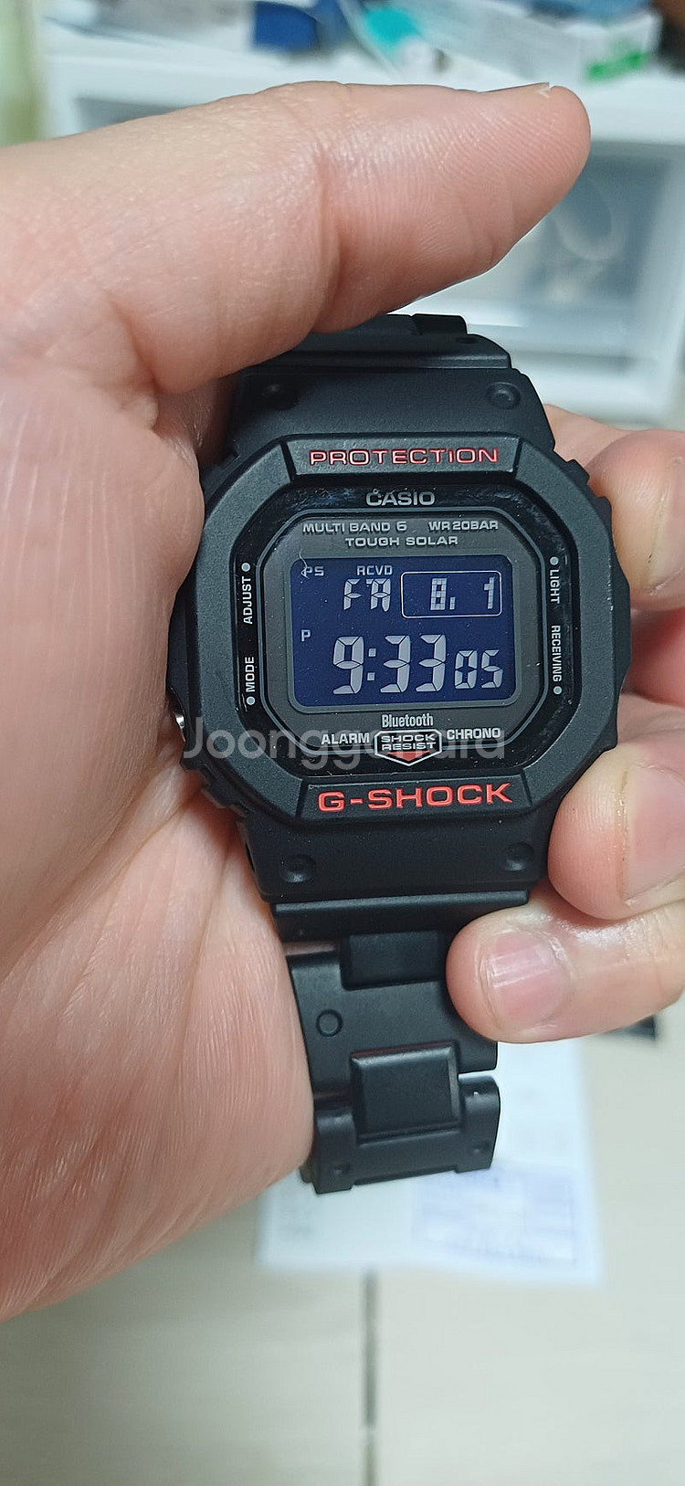 지샥 터프솔라 GW-B5600HR-1DR 판매합니다--6