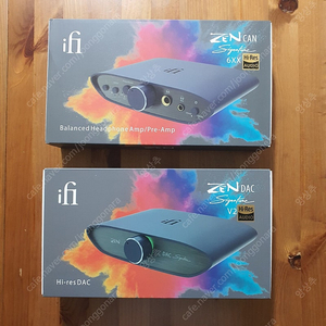 ifi ZEN DAC Signature V2 및 ZEN CAN Signature 6XX (젠덱 및 젠캔 시그니처) 덱앰프 일괄 판매합니다