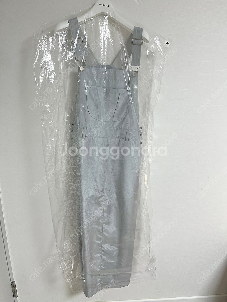 마론에디션 블루 오버롤 원피스 S--6