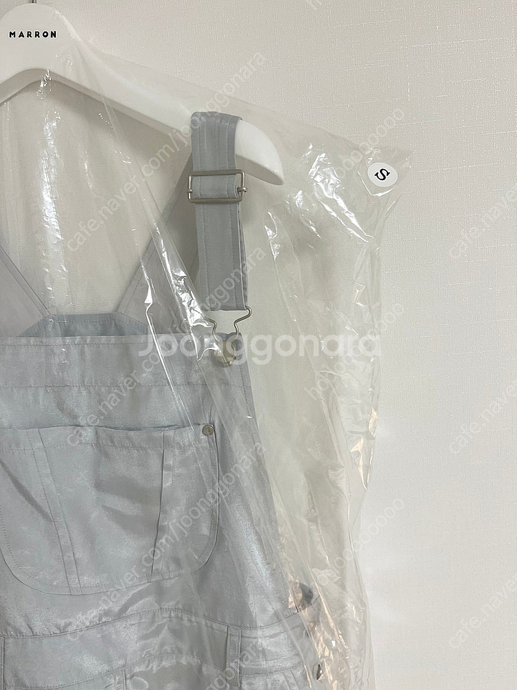 마론에디션 블루 오버롤 원피스 S--7