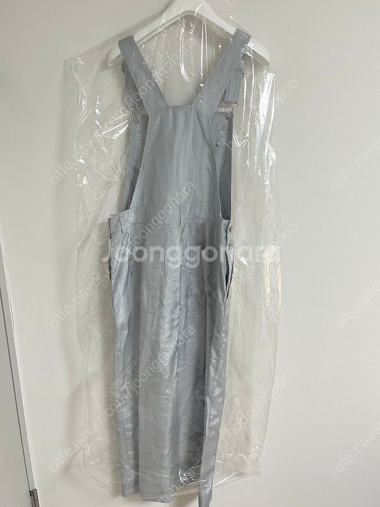 마론에디션 블루 오버롤 원피스 S--8