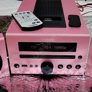 야마하 CRX-040 cd 라디오 ipod 스피커