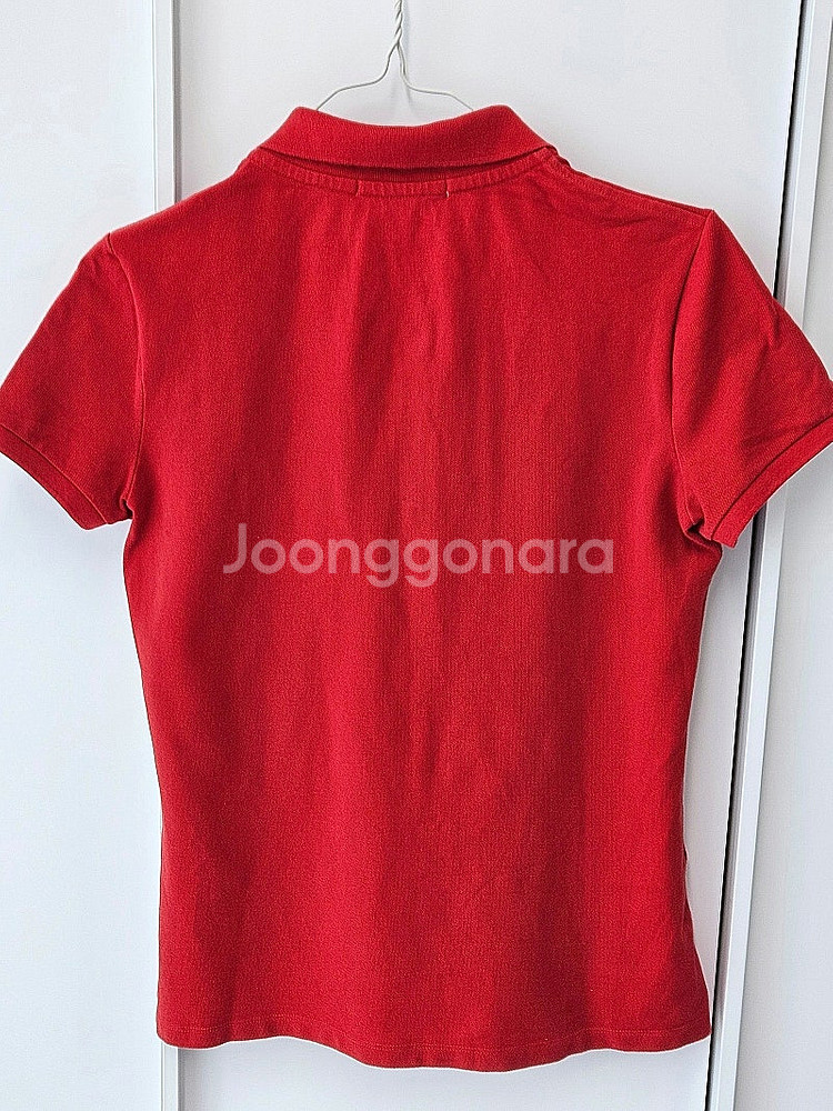 라코스테 여성 피케셔츠 카라티 38 레드--2