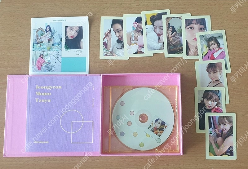 트와이스 앨범 포카 명함노트 이미지