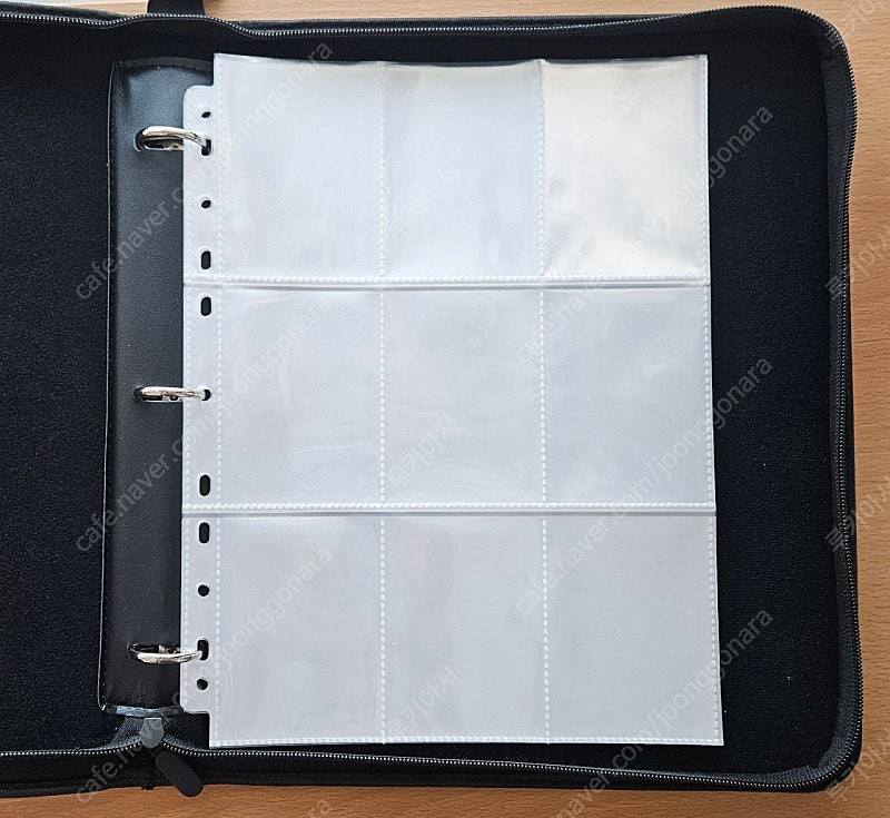 하이하바 A4 포켓 속지 4공 9칸 10칸 포토카드 바인더 가죽--1