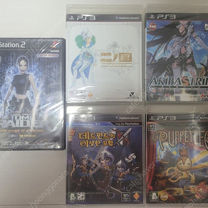 [PS2 PS3 미개봉] 툼레이더 엔젤 오브 다크니스, 니노쿠니, 아키바스 트립2, 퍼피티어, 데드먼드의 이상한 모험