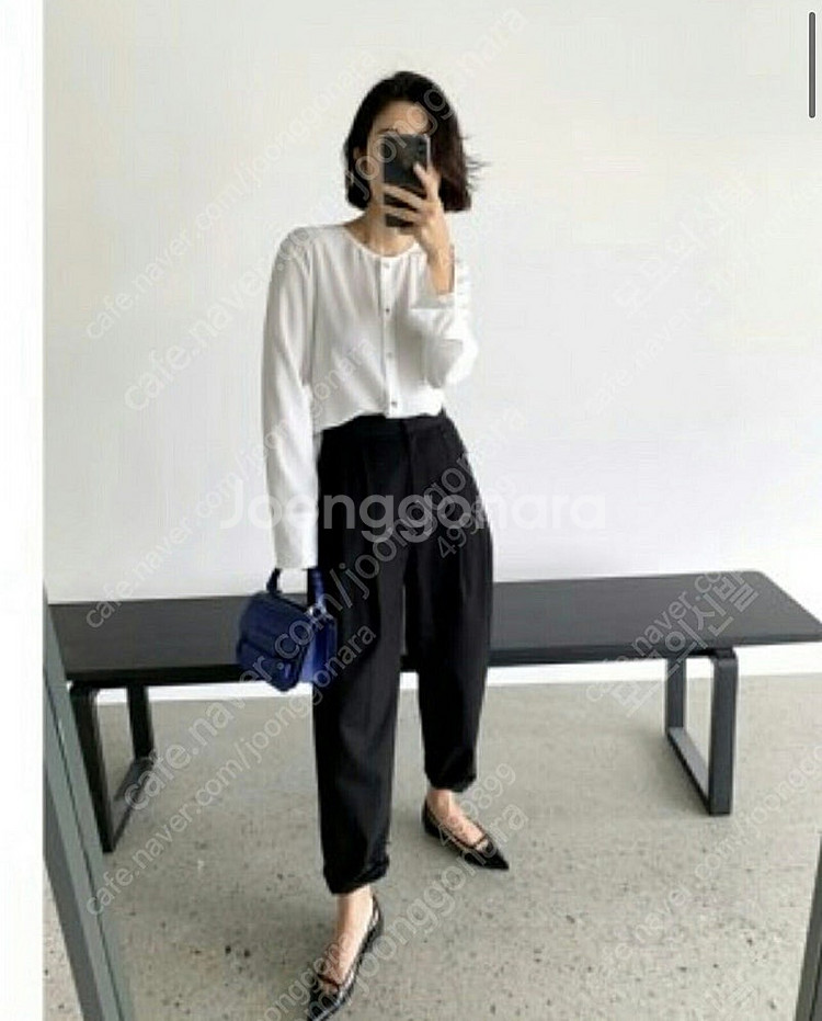 orr 오르 파인 코튼 배기 팬츠 여성 배기 바지--1