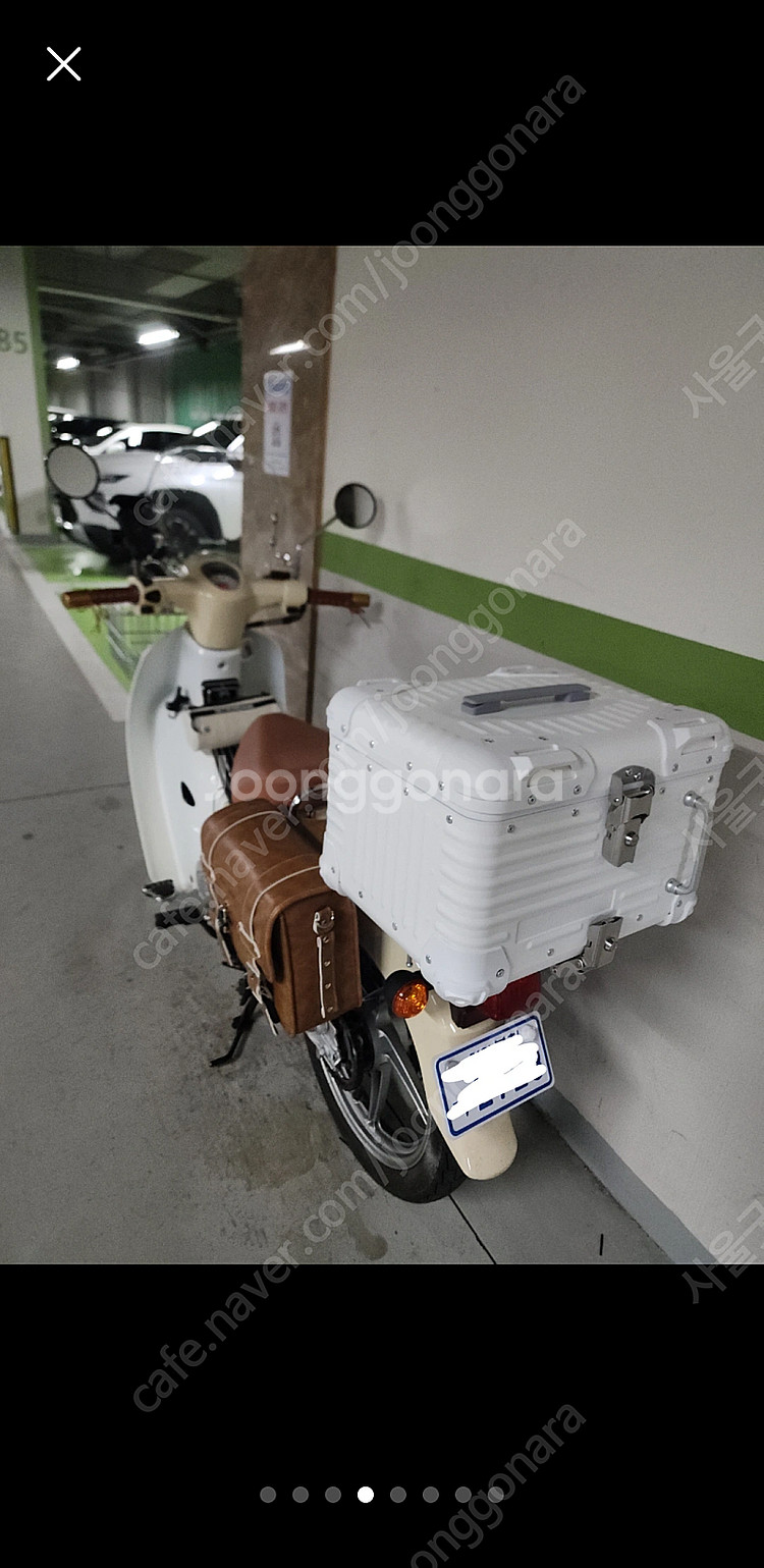 오토바이 탑박스 45L 슈퍼커브 알루미늄--2