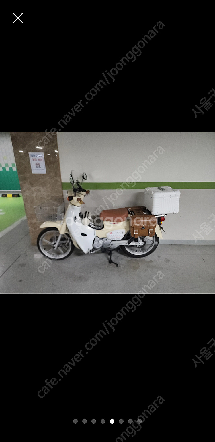 오토바이 탑박스 45L 슈퍼커브 알루미늄--3