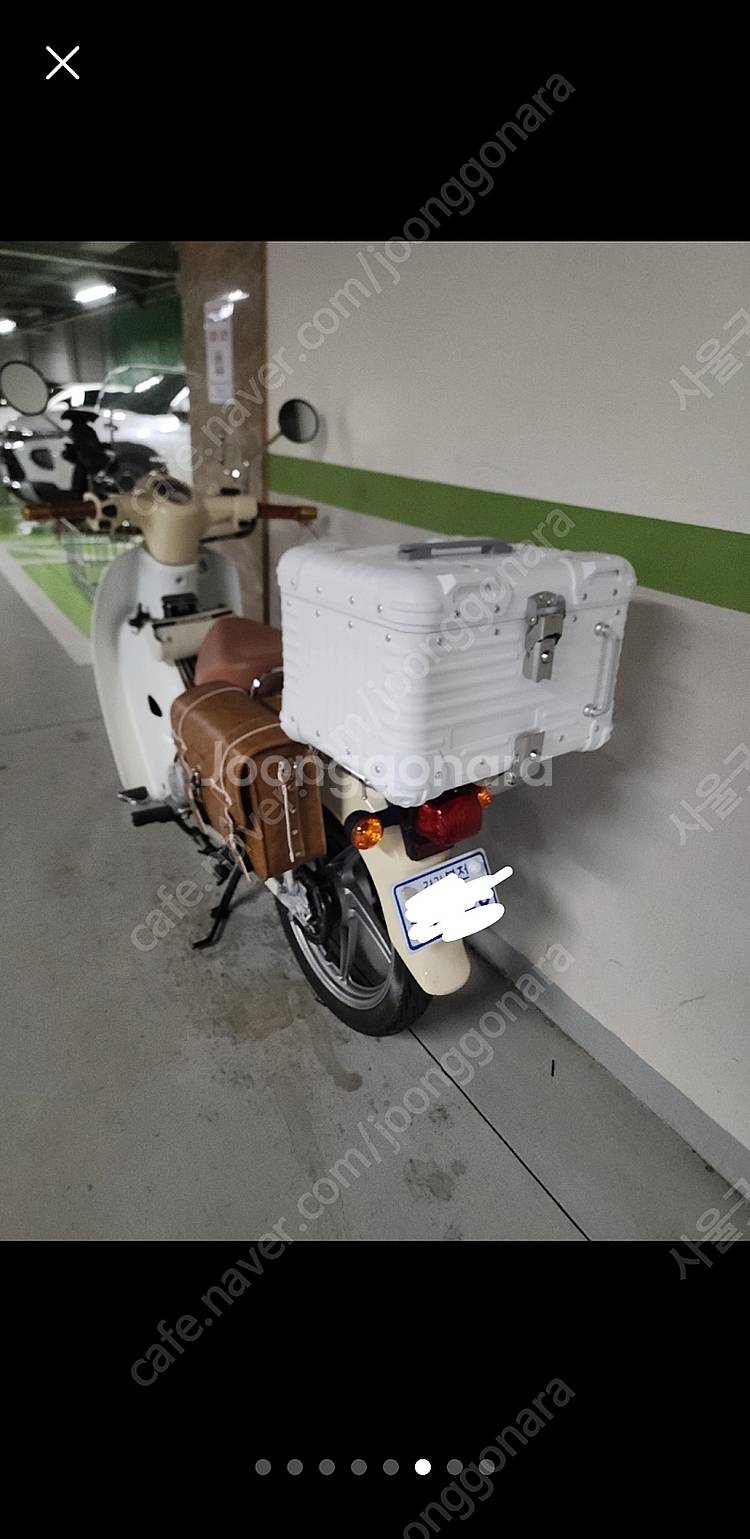 오토바이 탑박스 45L 슈퍼커브 알루미늄--4